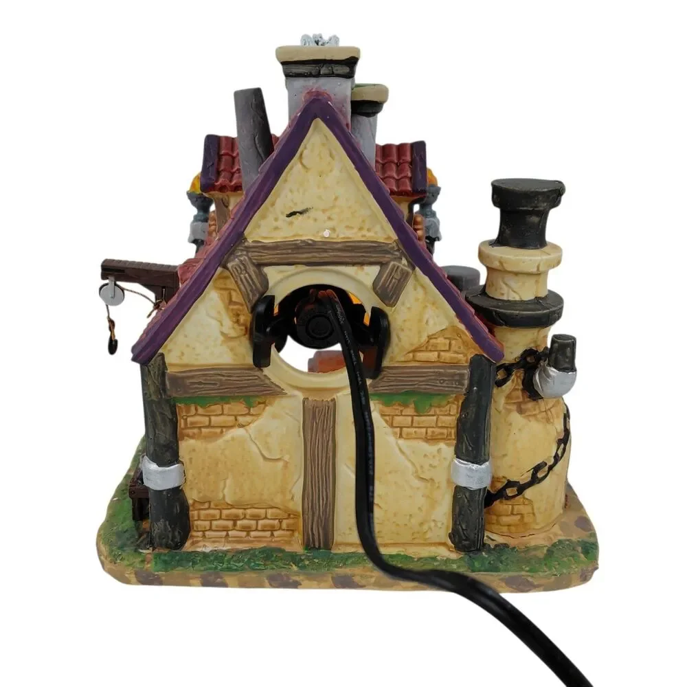 Lemax Spooky Town Death's Door Cemetery Gates 2020 Retired #05614 Large House